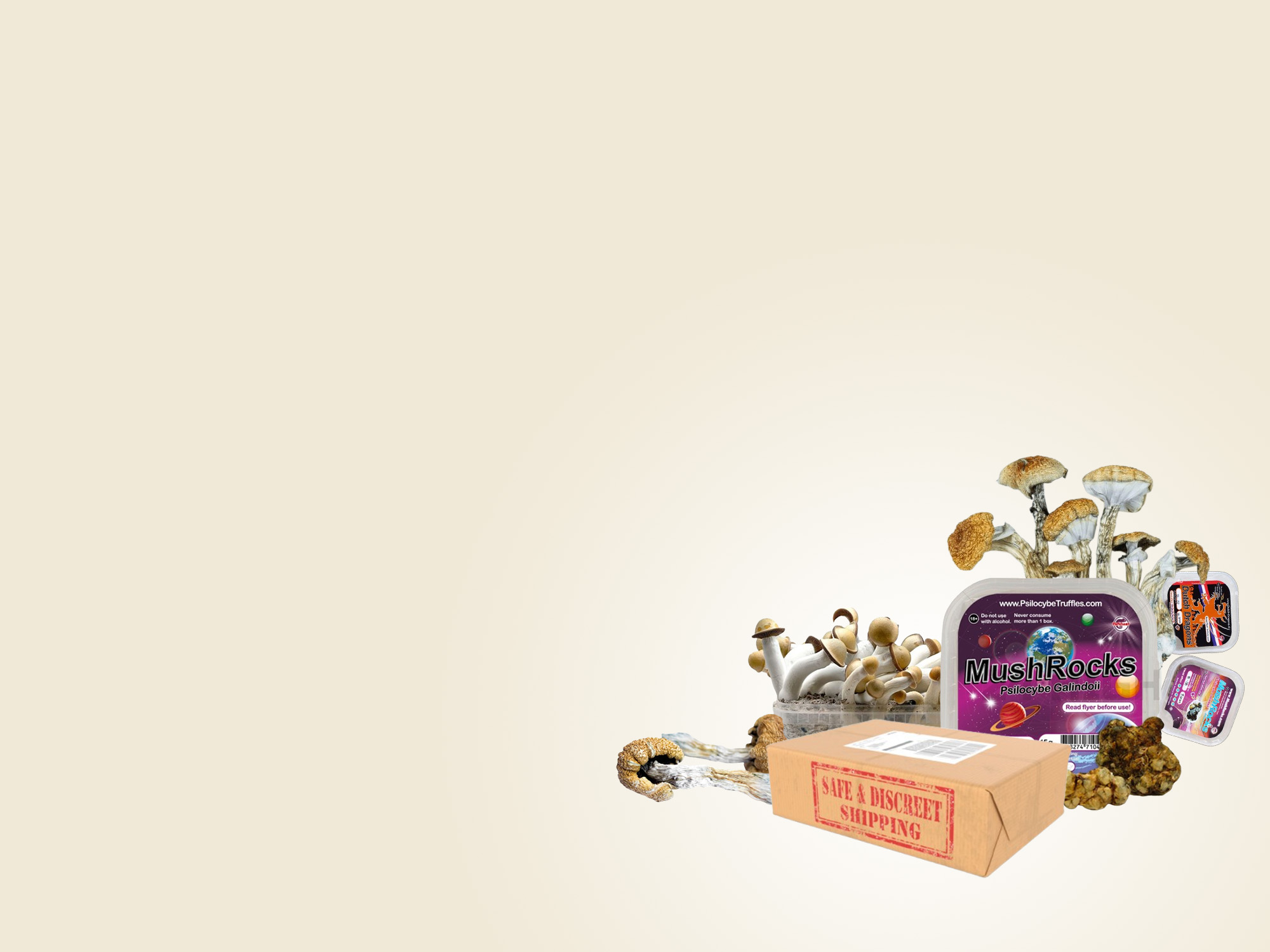 Mushroom Storefront Background image