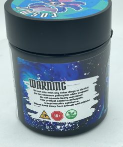 Cosmic Caps Magic Mushroom Capsules – Albino Golden Halo - back image