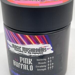 Cosmic Caps Shroom Capsules – Pink Buffalo front-view image